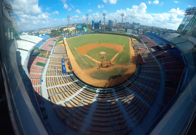 Arquitectura exterior - Estadio Quisqueya Juan Marichal in Santo Domingo, Dominican Republic